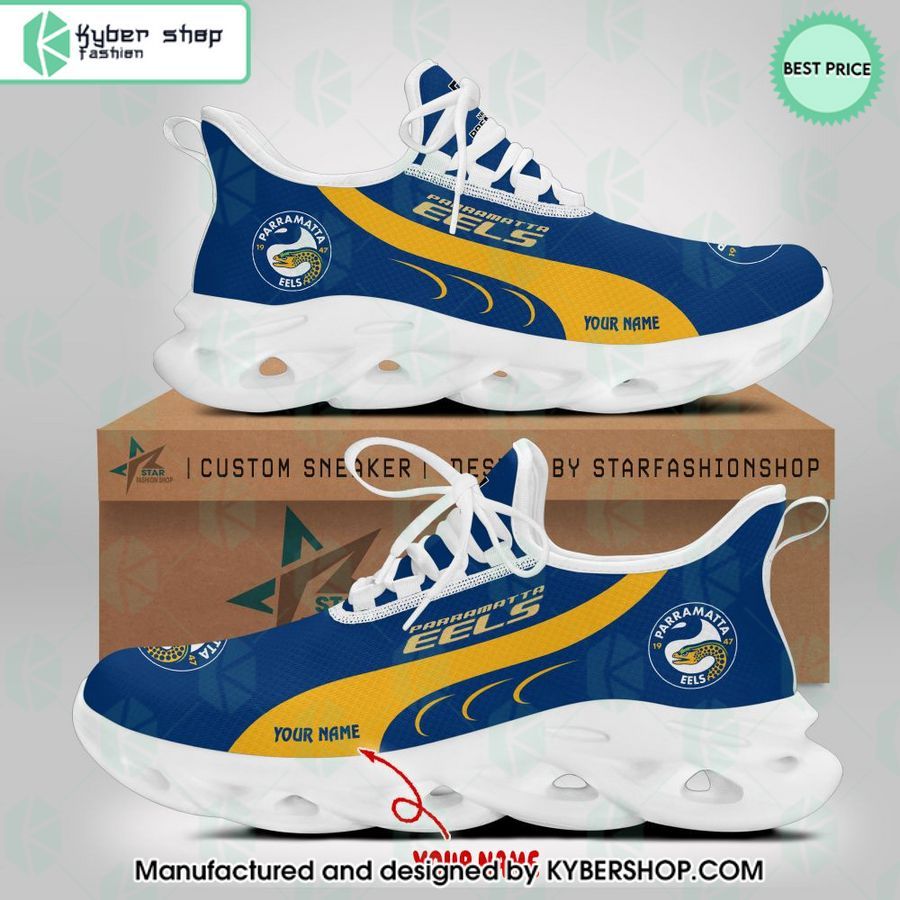 personalized parramatta eels max soul shoes 2 501