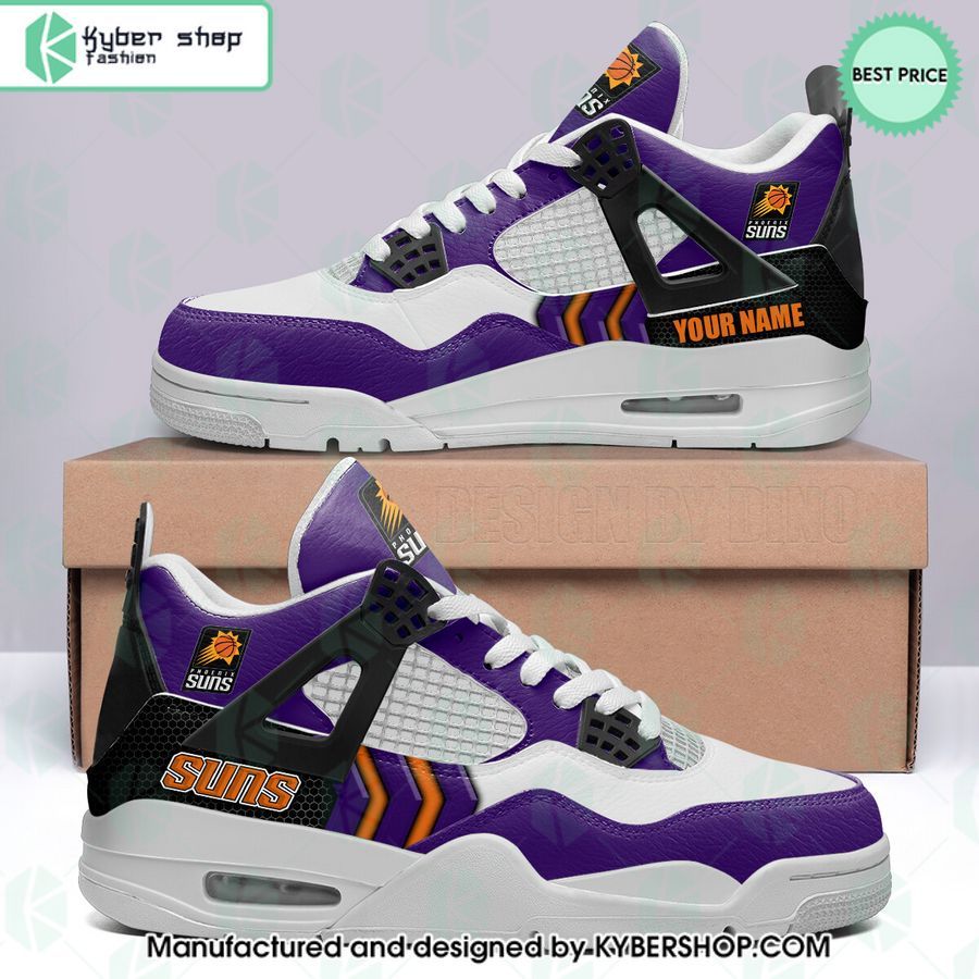 personalized phoenix suns air jordan 4 shoes 1 823