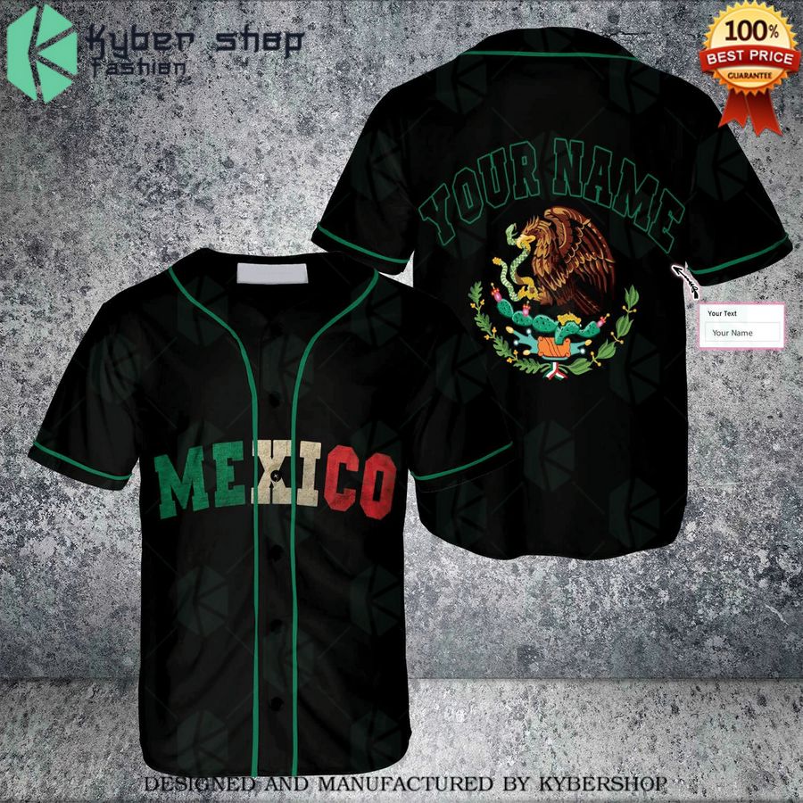 proud mexico custom baseball jersey 1 632