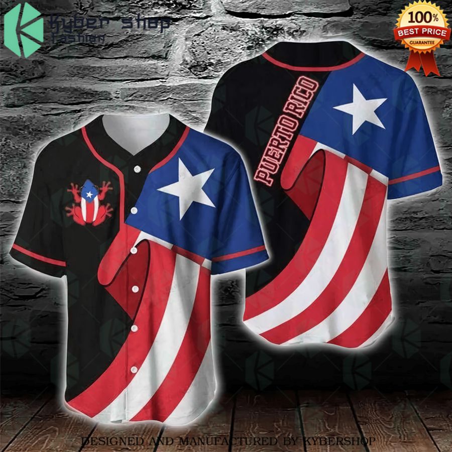 puerto rico coqui flag baseball jersey 1 939