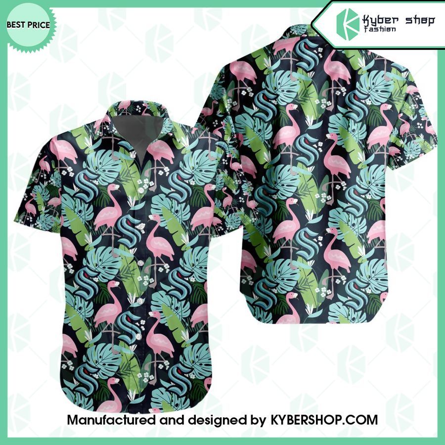 seattle kraken flamingo hawaiian shirt 1 450