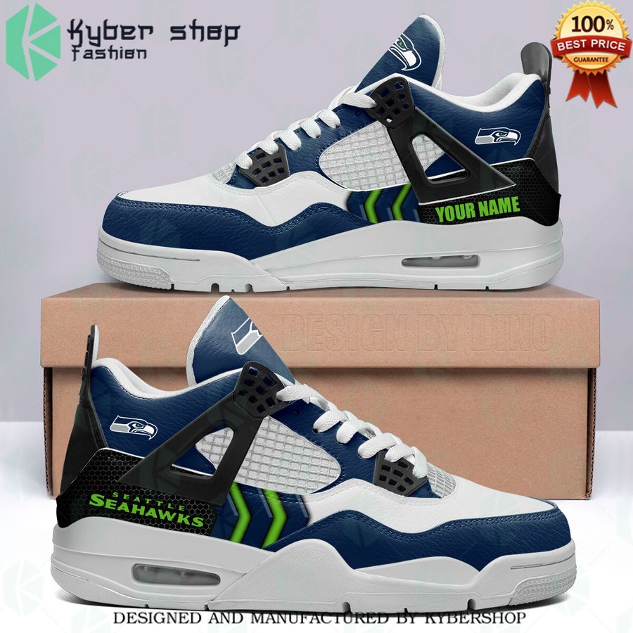 seattle seahawks air jordan 4 sneakers 1 538