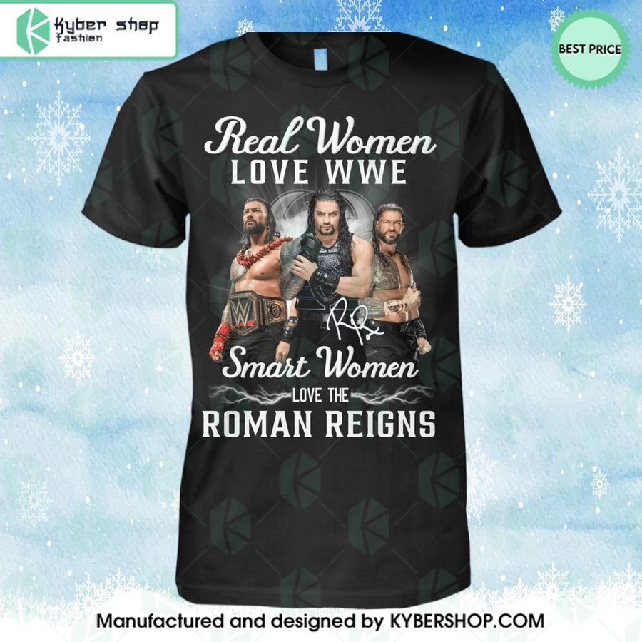 smart women love the roman reigns shirt hoodie 1 721