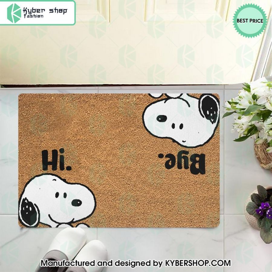 snoopy hi bye doormat 1 21