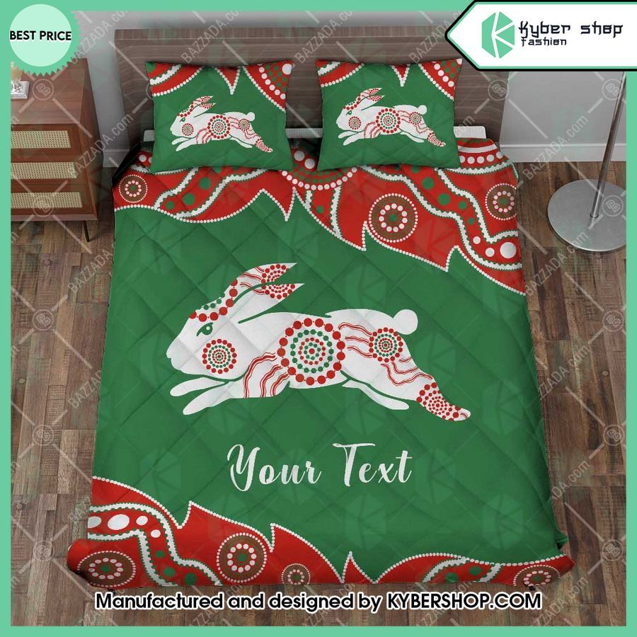 south sydney rabbitohs aborigines custom name bedding set 1 450