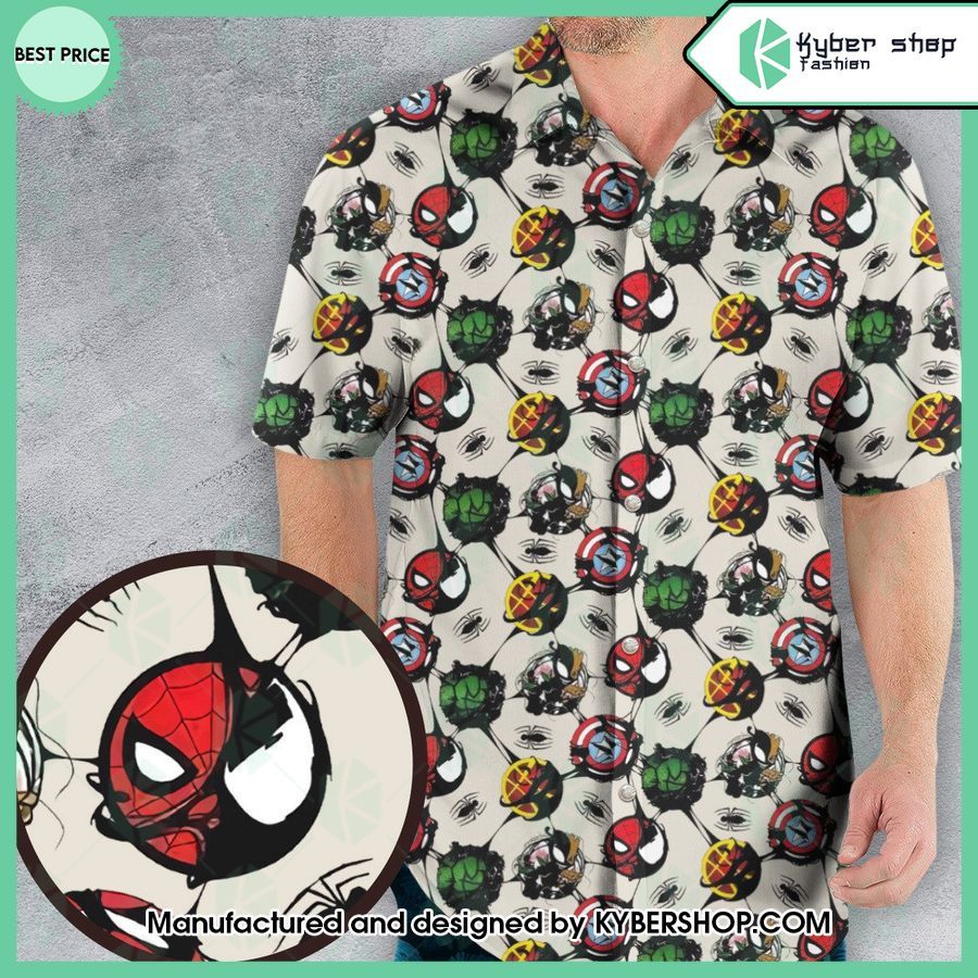 spider venom pattern hawaiian shirt 1 214