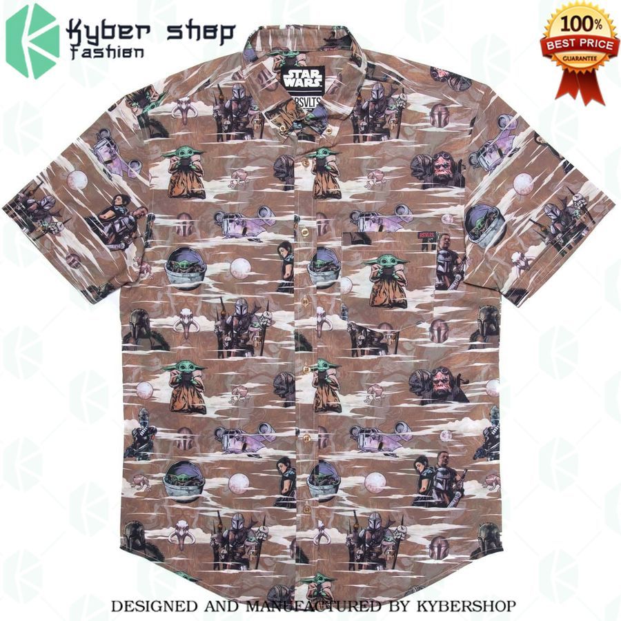 star wars mandalorian mando montage hawaiian shirt 2 276