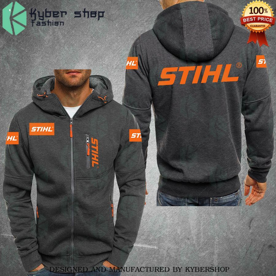 stihl chest pocket hoodie 1