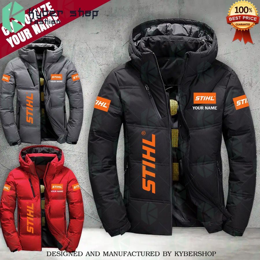 stihl custom down jacket 1