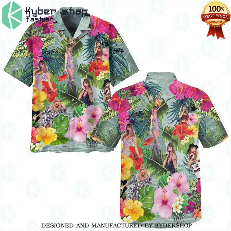 taylor swift tropical hawaiian shirt 1 536