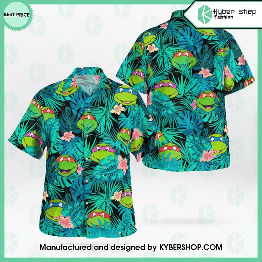 teenage mutant ninja turtles hawaiian shirt 1 456