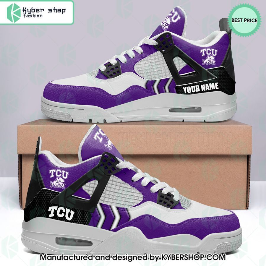 texas christian air jordan 4 shoes 1 943