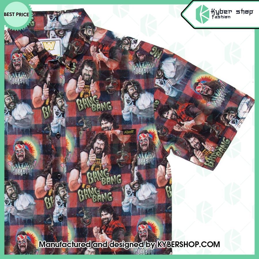 the many faces of mick foley hawaiian shirt 1 520