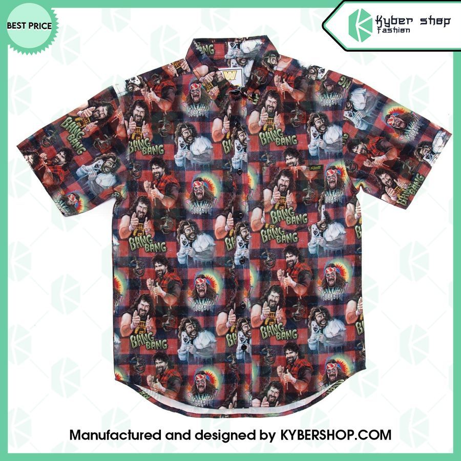 the many faces of mick foley hawaiian shirt 2 657