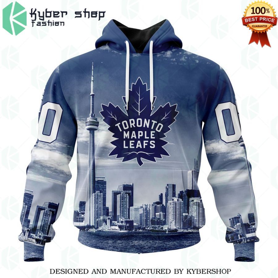 toronto maple leafs special design with cn tower custom shirt 1 290