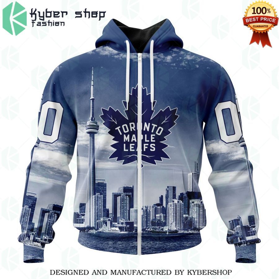 toronto maple leafs special design with cn tower custom shirt 2 48