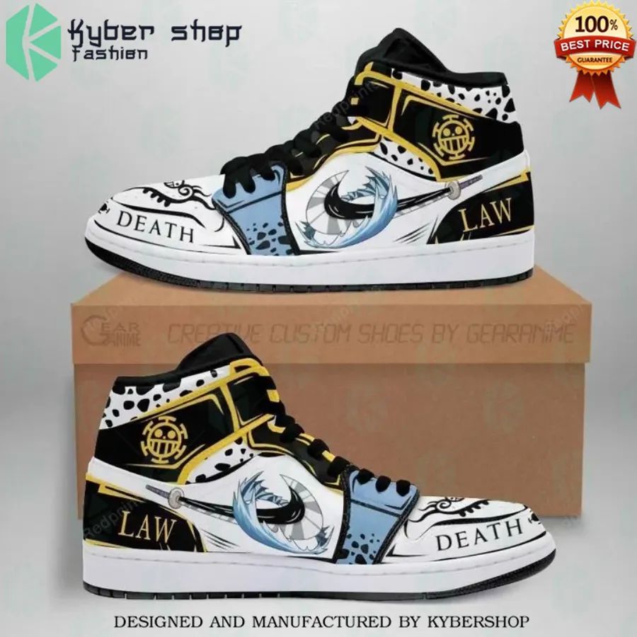 trafalgar law one piece air jordan high top shoes 1 463