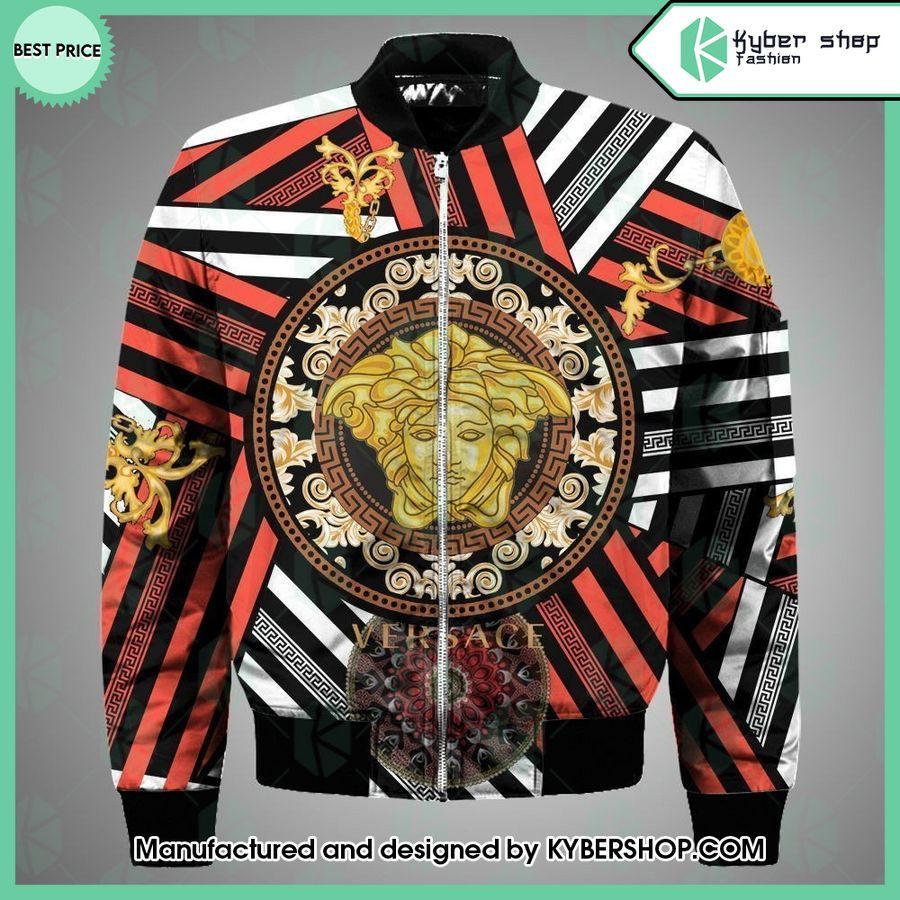 versace brand logo bomber jacket 1 691