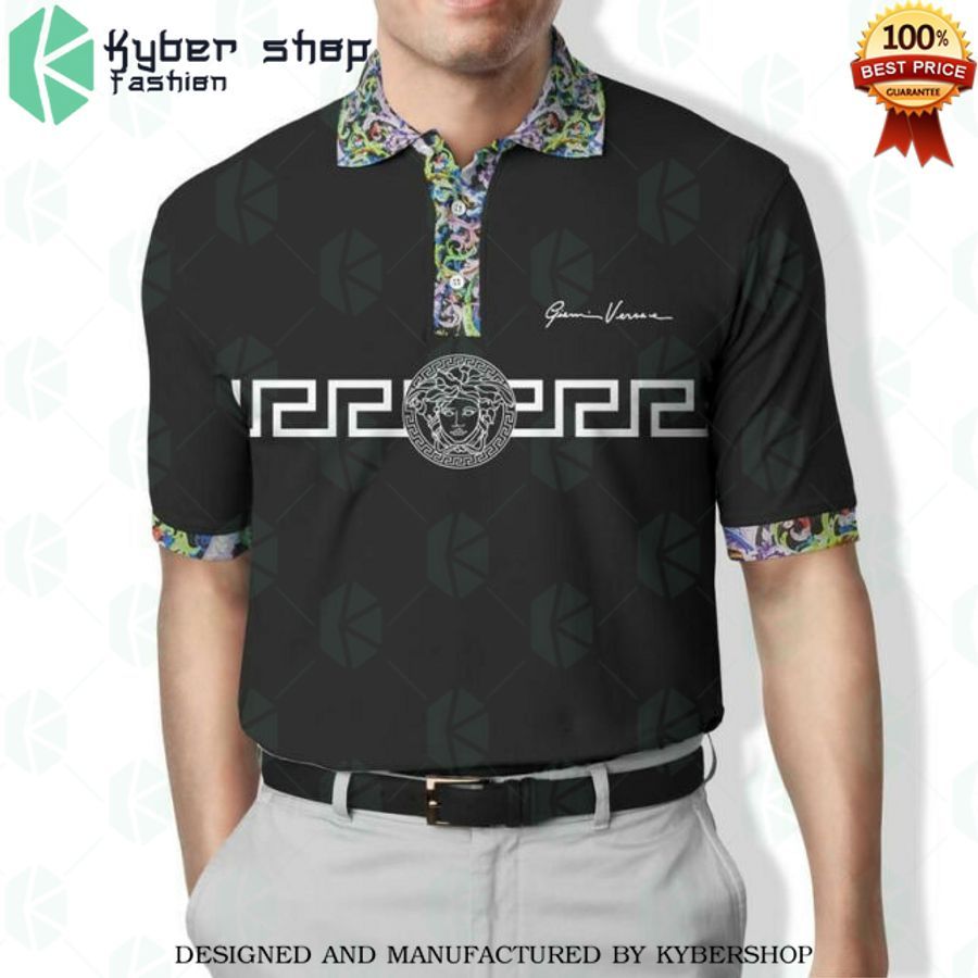 versace color collar polo shirt 1 570