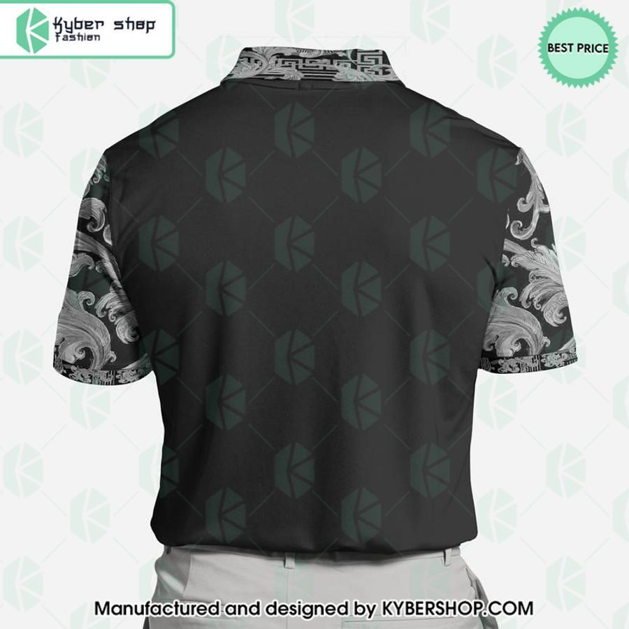 versace logo black polo shirt 2 921