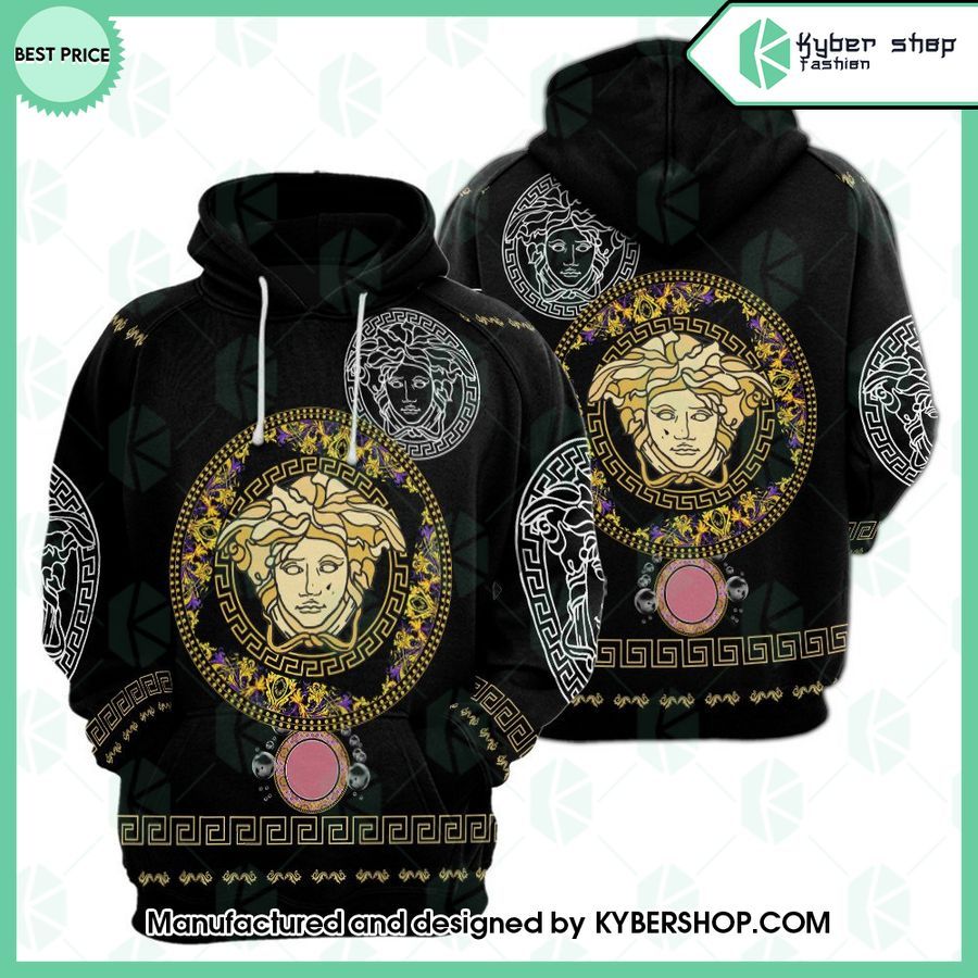 versace medusa logo 3d hoodie 1 913