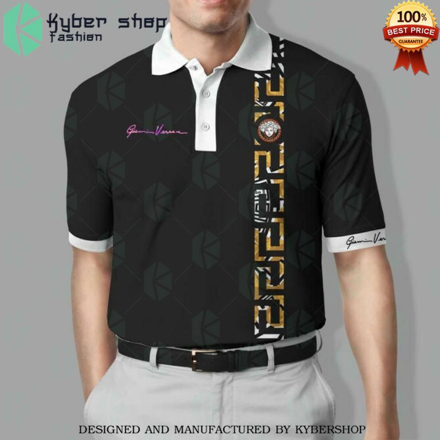 versace white collar polo shirt 1 95