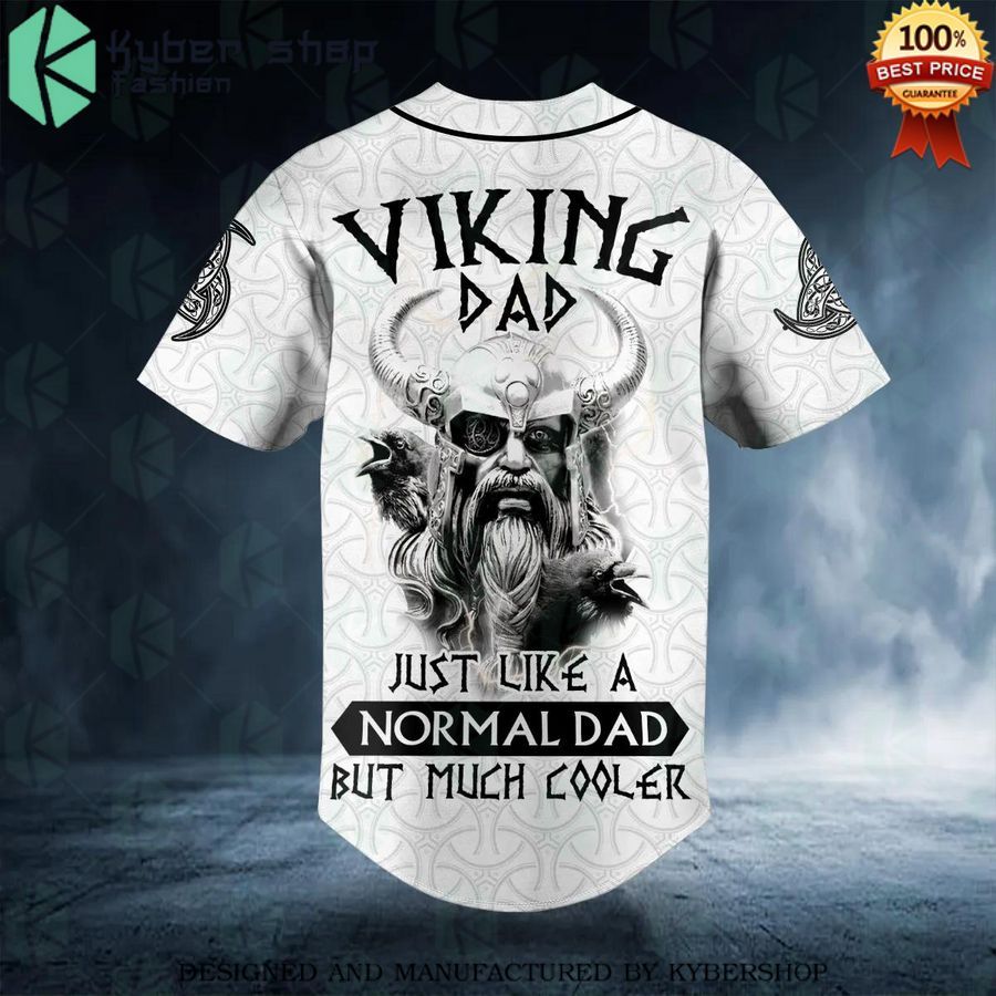 viking dad just like a normal dad but much cooler custom baseball jersey 2 429