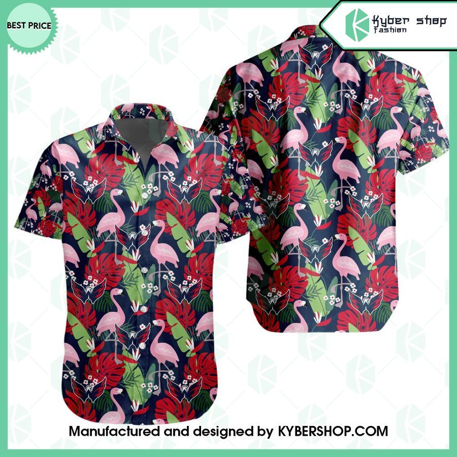 washington capitals flamingo hawaiian shirt 1 883