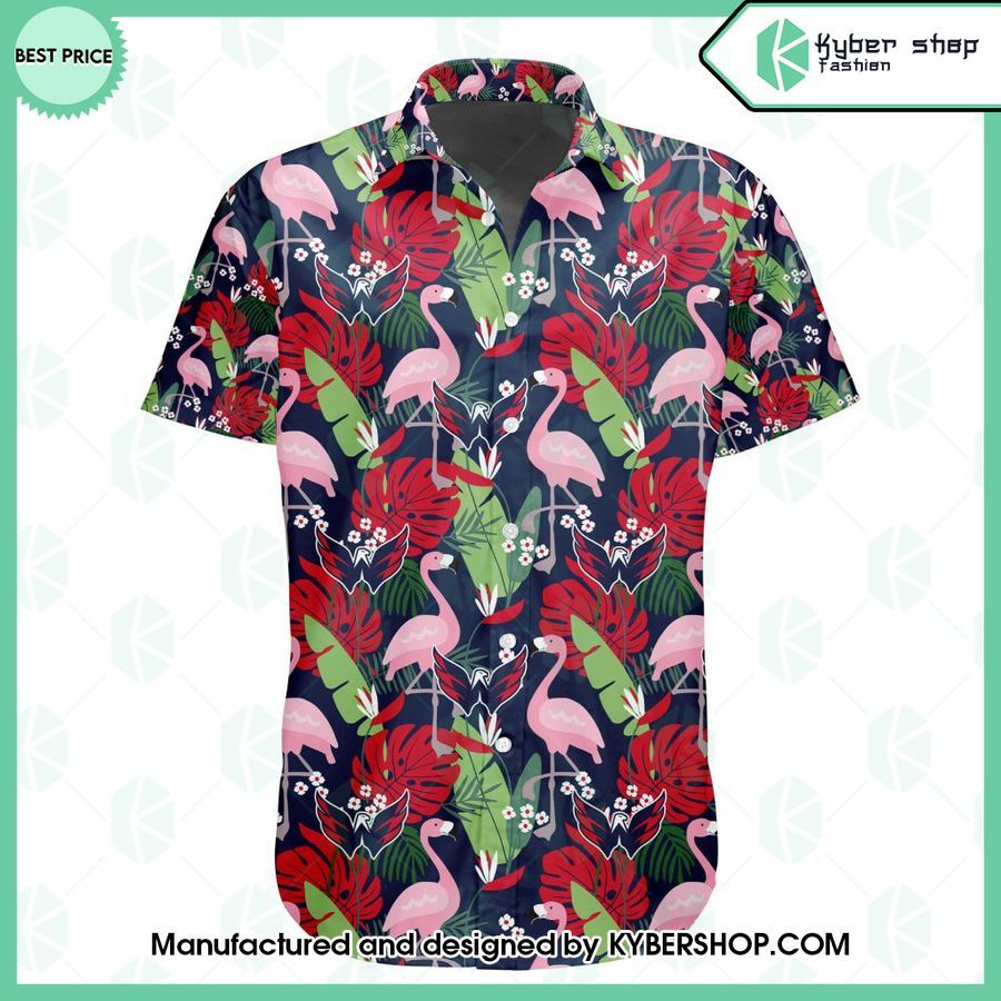 washington capitals flamingo hawaiian shirt 2 893