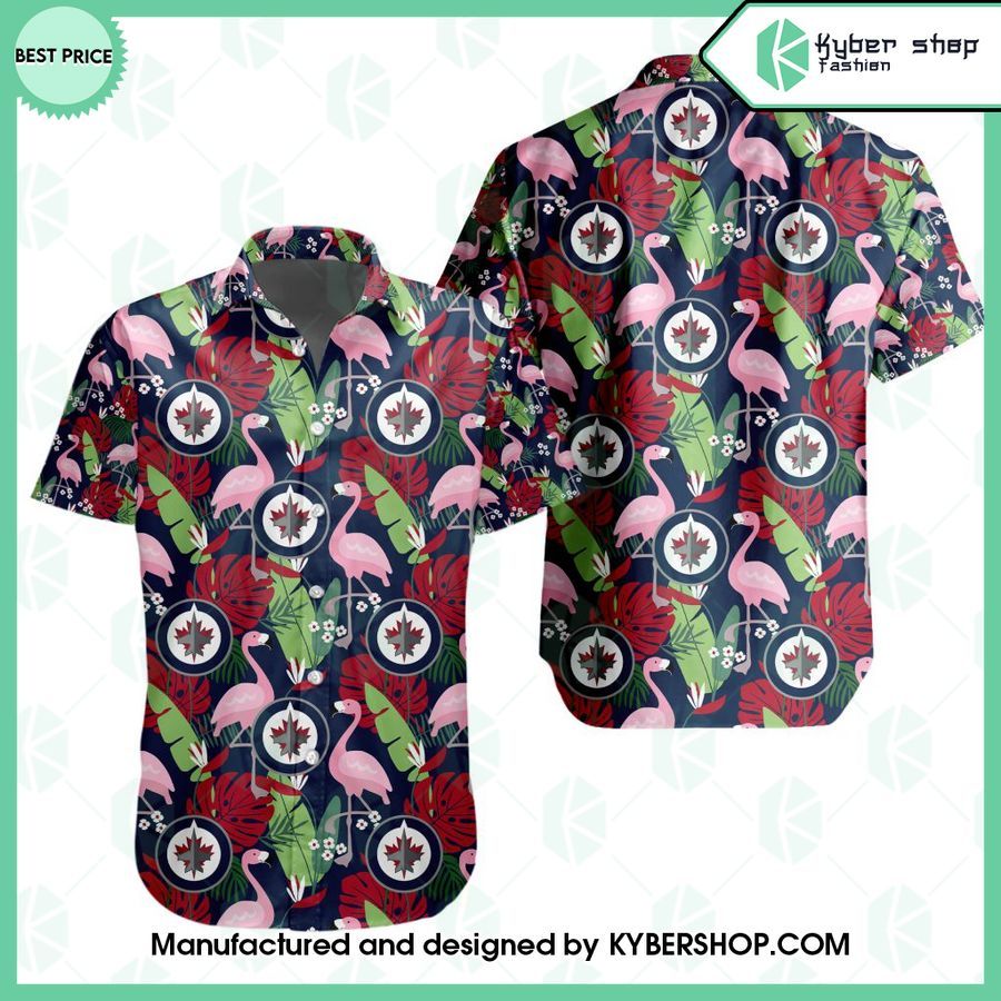 winnipeg jets flamingo hawaiian shirt 1 325