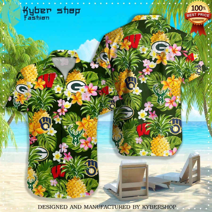 wisconsin sport teams tropical hawaiian shirt 1 789